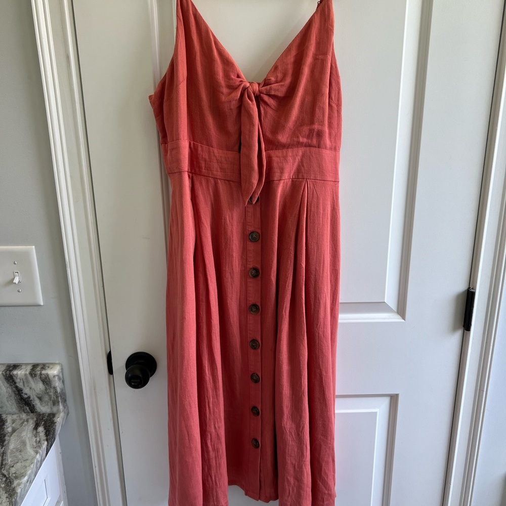 Burnt orange sundress